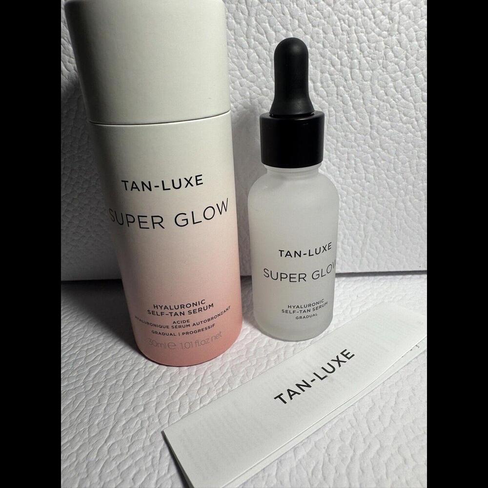 Tan-Luxe Super Glow Hyaluronic Gradual Self-Tan Serum 1.01 oz Cruelty Free NEW